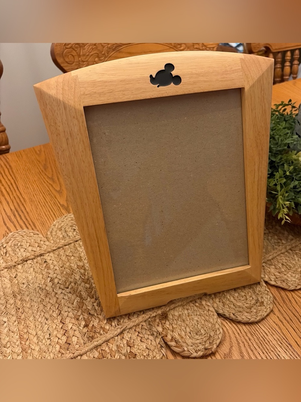 Walt Disney World Disney Park 8x10 Wooden Picture Frame Mickey Mouse